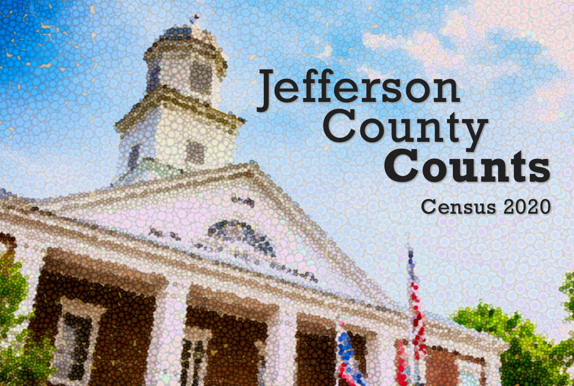 Jefferson County Counts 2020 Census Graphic