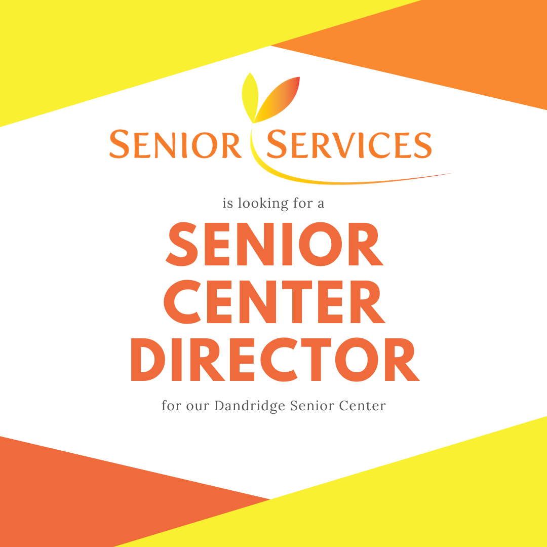 graphic announcing the opening for a senior center director in Jefferson County TN