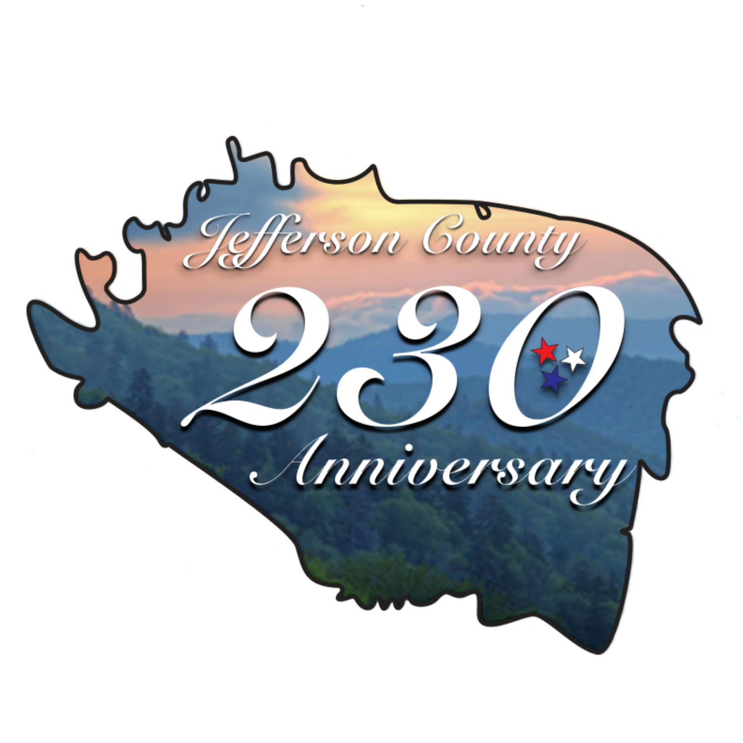 230th Celebration Logo - Jefferson County TN